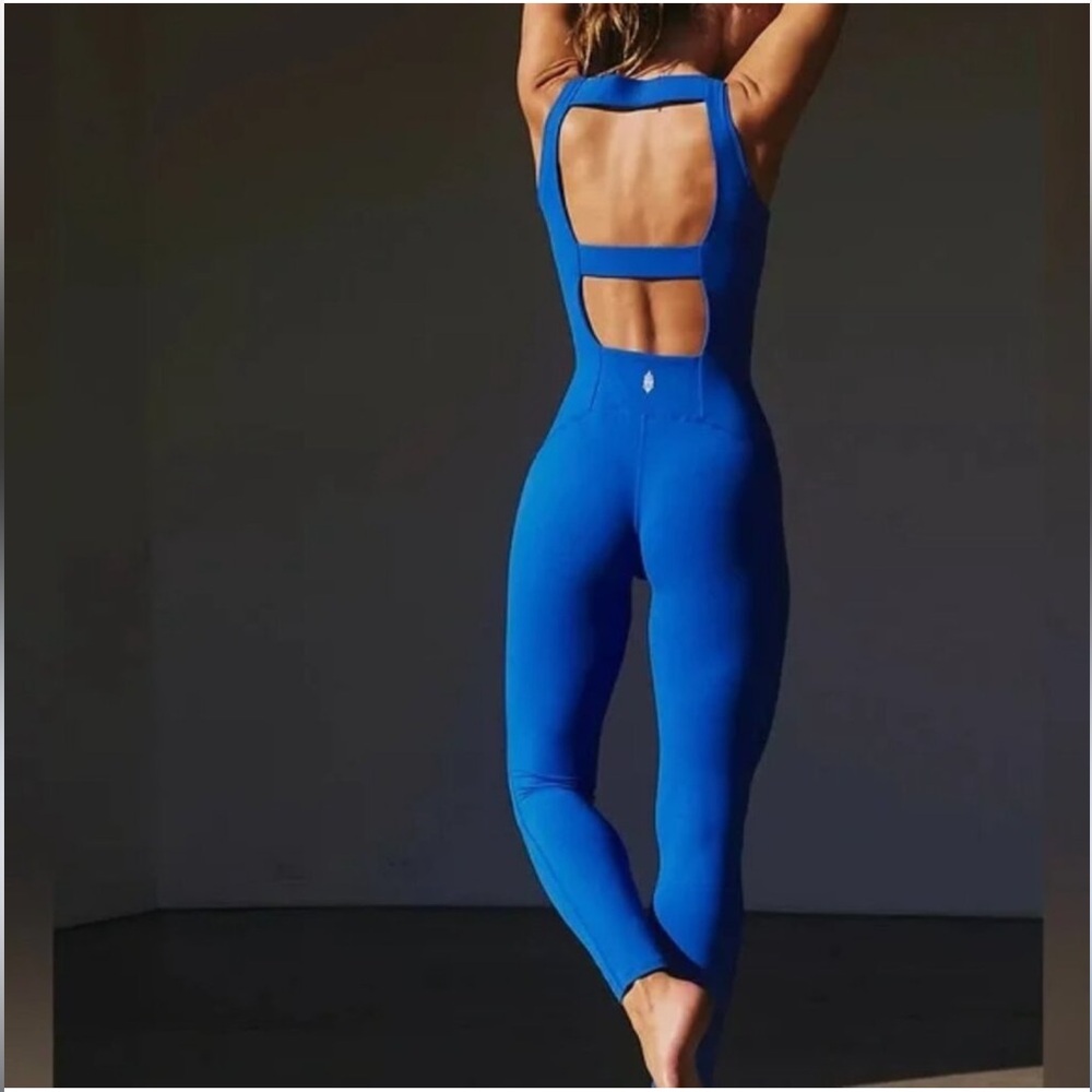 Free People Movement Never‎ Better One-Piece Electric Cobalt size Small